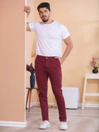 Calça Masculina em Sarja com Elastano Estilo Alfaiataria Esporte Fino Elegante com Bolsos Alta Durabilidade