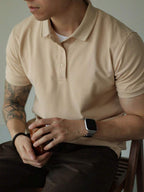 Camiseta Polo Masculina Básica Gola Clássica Manga Curta Confortável Respirável Slim Premium Algodão Confortável Casual Primavera Verão