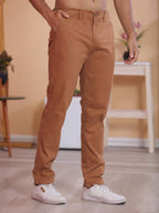 Calça Masculina em Sarja com Elastano Estilo Alfaiataria Esporte Fino Elegante com Bolsos Alta Durabilidade
