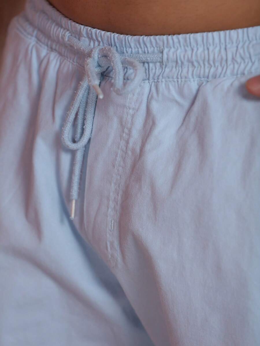 Bermuda Short Masculina Tecido sarja Brim Com elastico na cintura