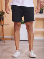 Bermuda Short Masculina Tecido sarja Brim Com elastico na cintura