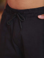 Bermuda Short Masculina Tecido sarja Brim Com elastico na cintura