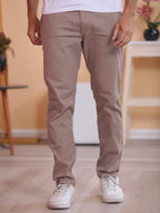 Calça Masculina em Sarja com Elastano Estilo Alfaiataria Esporte Fino Elegante com Bolsos Alta Durabilidade