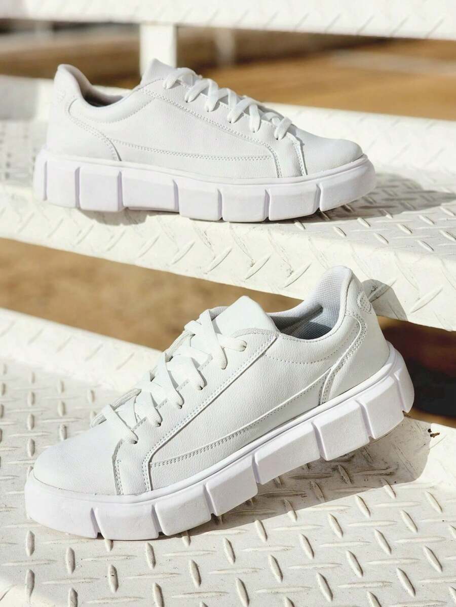 Tenis Sapatenis Sola Alta Masculino Tratorado Sneakers Casual Leve Moderno