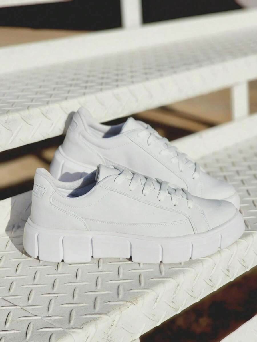 Tenis Sapatenis Sola Alta Masculino Tratorado Sneakers Casual Leve Moderno