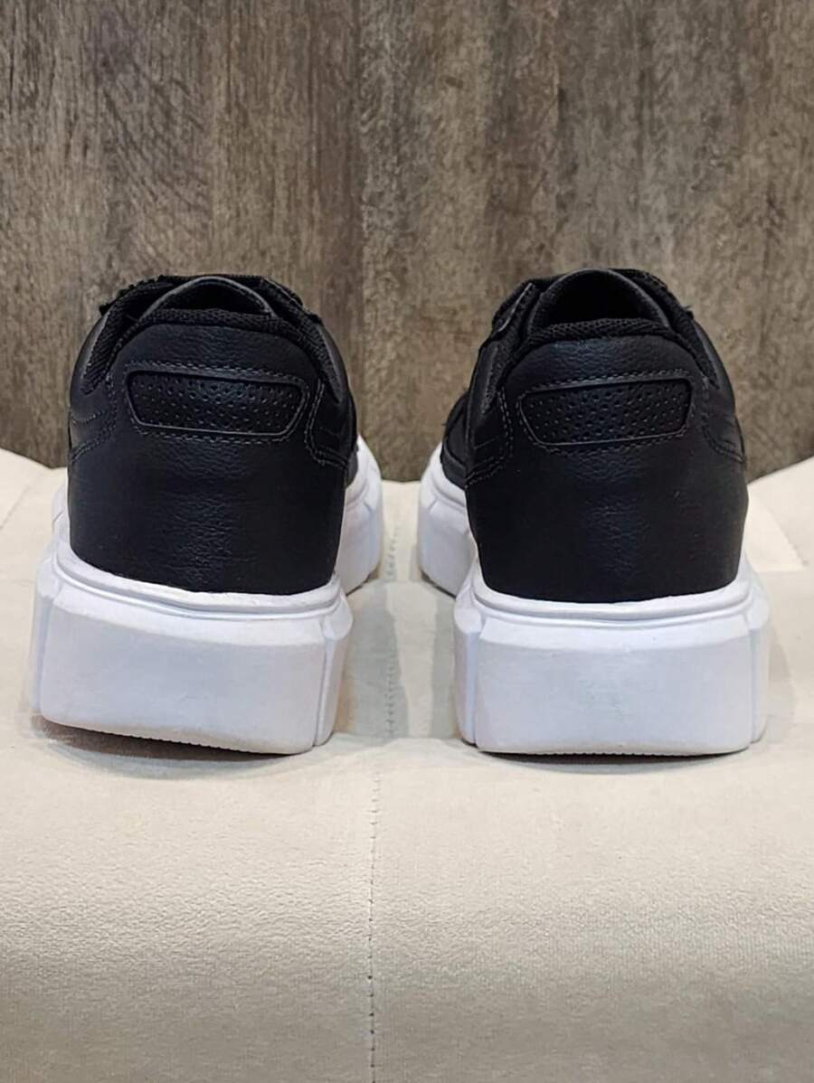 Tenis Sapatenis Sola Alta Masculino Tratorado Sneakers Casual Leve Moderno