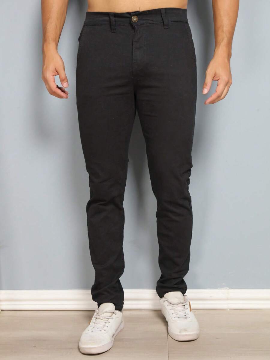 Calças colorido Masculina Alfaiataria Esporte Fino Bolso Faca Bolso Embutido