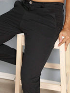 Calças colorido Masculina Alfaiataria Esporte Fino Bolso Faca Bolso Embutido