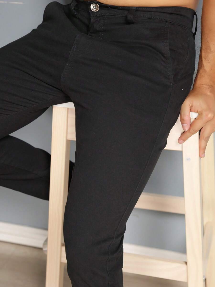 Calças colorido Masculina Alfaiataria Esporte Fino Bolso Faca Bolso Embutido