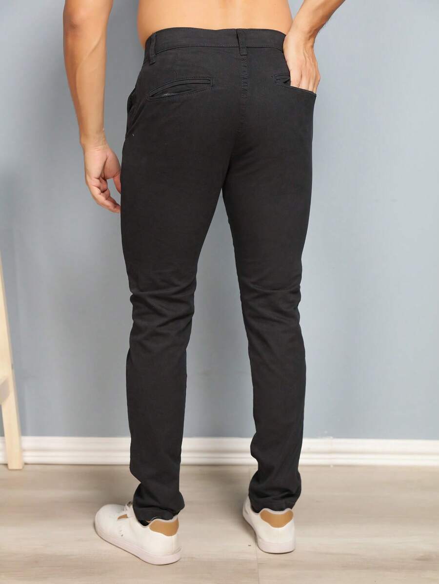 Calças colorido Masculina Alfaiataria Esporte Fino Bolso Faca Bolso Embutido