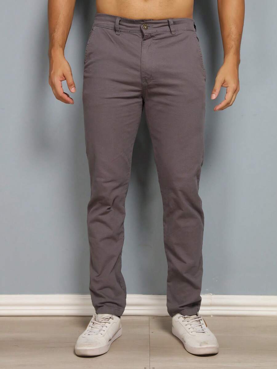 Calças colorido Masculina Alfaiataria Esporte Fino Bolso Faca Bolso Embutido