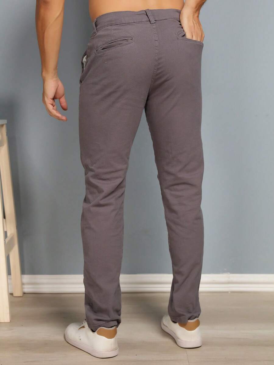 Calças colorido Masculina Alfaiataria Esporte Fino Bolso Faca Bolso Embutido