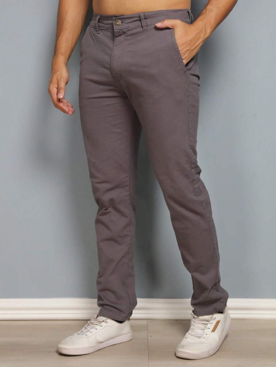 Calças colorido Masculina Alfaiataria Esporte Fino Bolso Faca Bolso Embutido