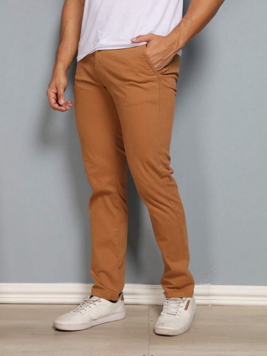 Calças colorido Masculina Alfaiataria Esporte Fino Bolso Faca Bolso Embutido