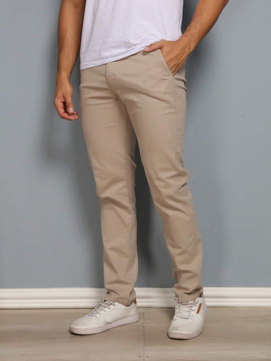 Calças colorido Masculina Alfaiataria Esporte Fino Bolso Faca Bolso Embutido