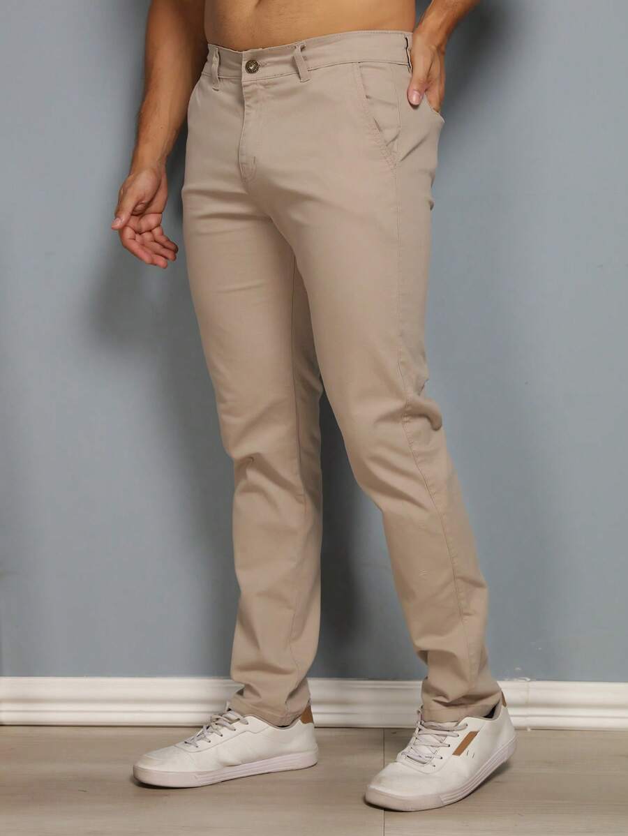 Calças colorido Masculina Alfaiataria Esporte Fino Bolso Faca Bolso Embutido