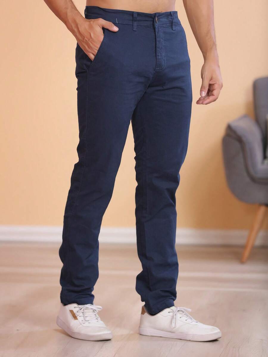 Calças colorido Masculina Alfaiataria Esporte Fino Bolso Faca Bolso Embutido