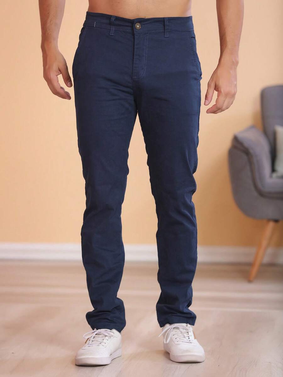 Calças colorido Masculina Alfaiataria Esporte Fino Bolso Faca Bolso Embutido