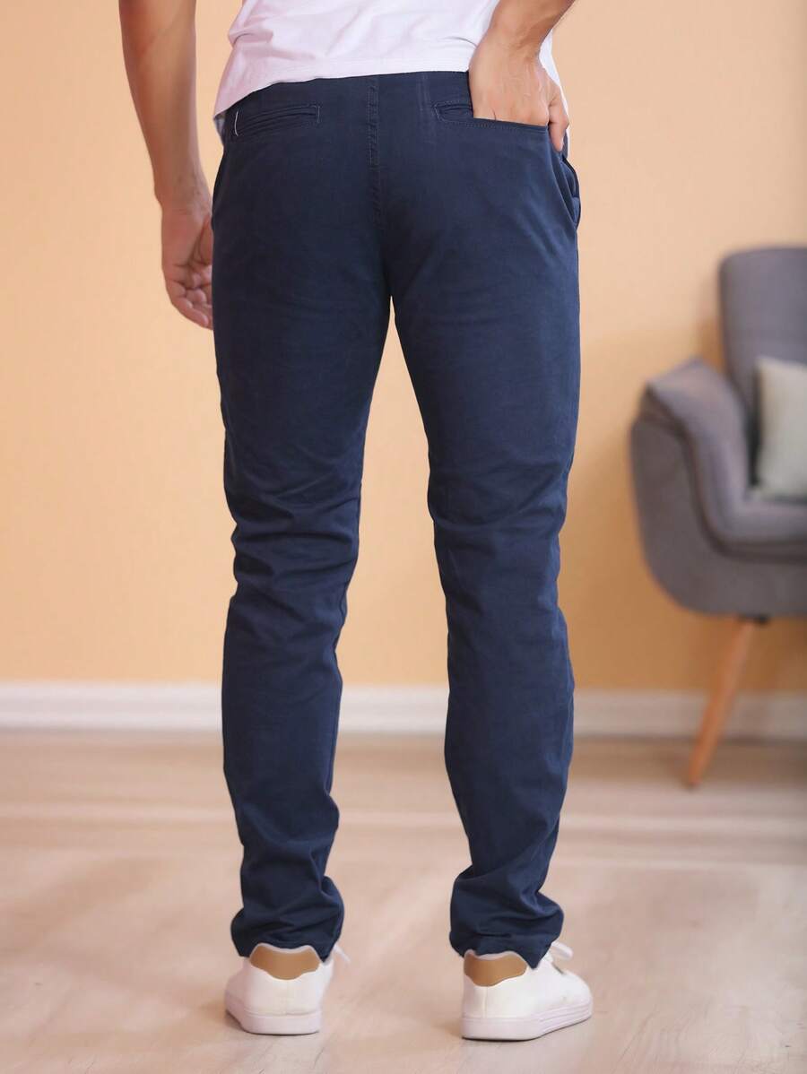 Calças colorido Masculina Alfaiataria Esporte Fino Bolso Faca Bolso Embutido