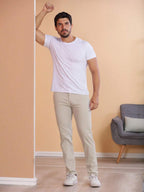 Calças colorido Masculina Alfaiataria Esporte Fino Bolso Faca Bolso Embutido