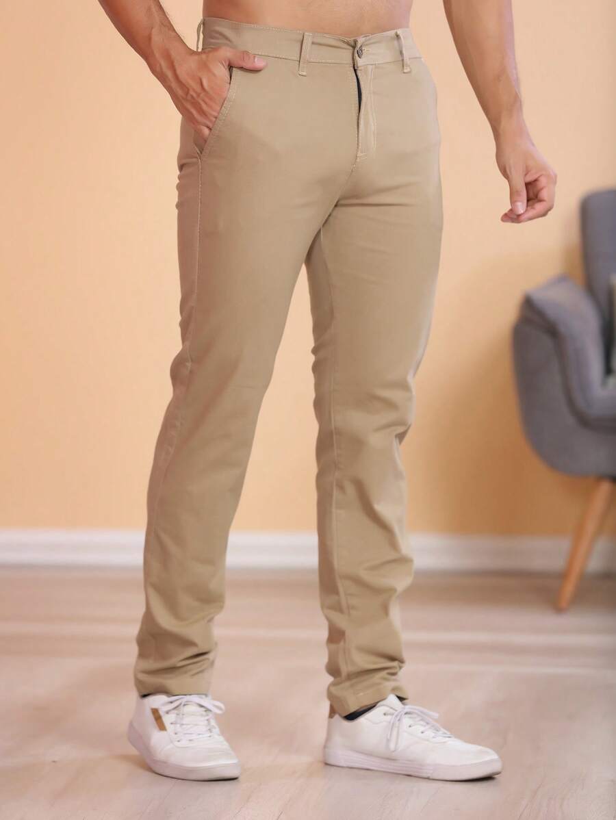 Calças colorido Masculina Alfaiataria Esporte Fino Bolso Faca Bolso Embutido