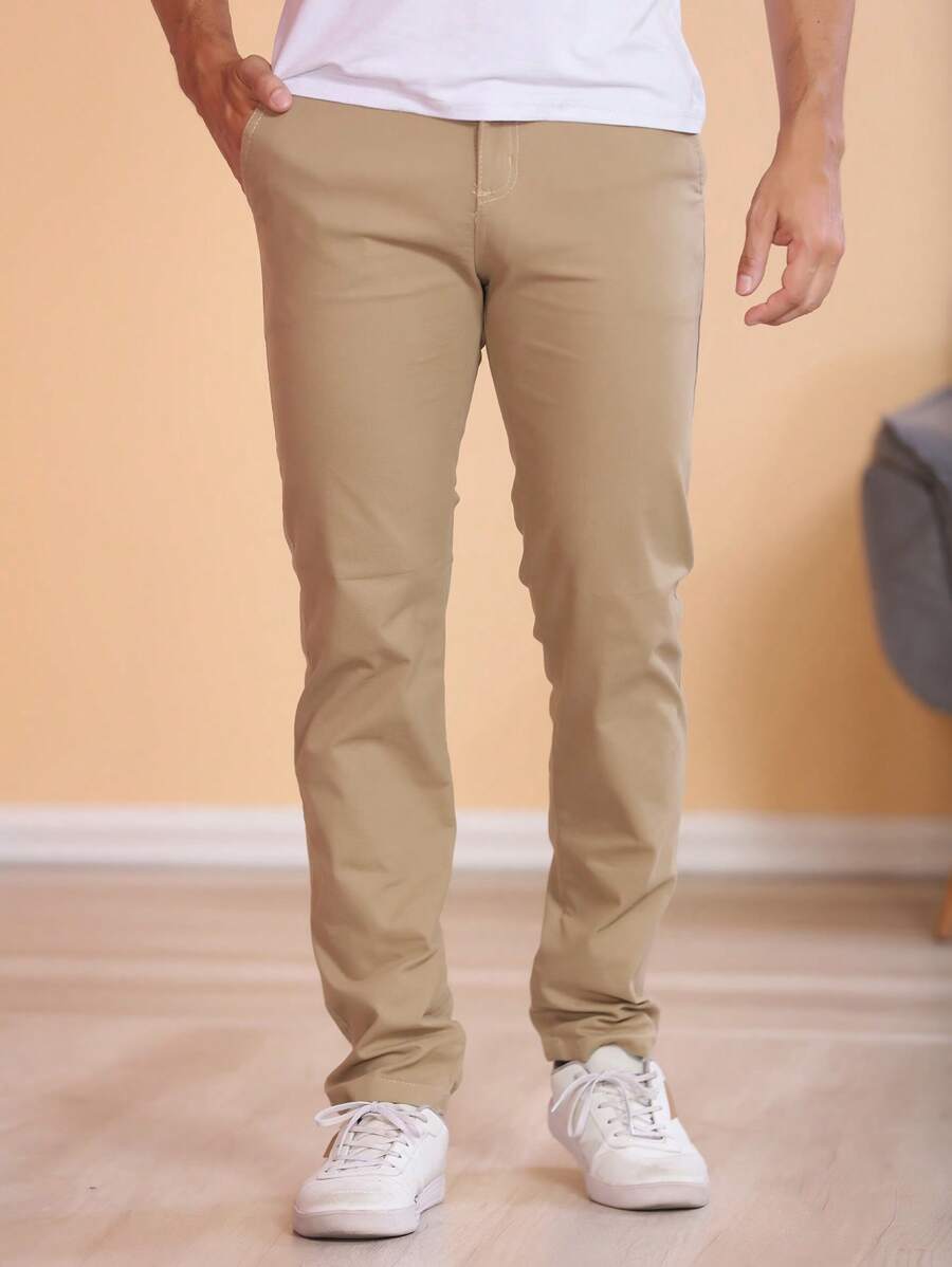 Calças colorido Masculina Alfaiataria Esporte Fino Bolso Faca Bolso Embutido