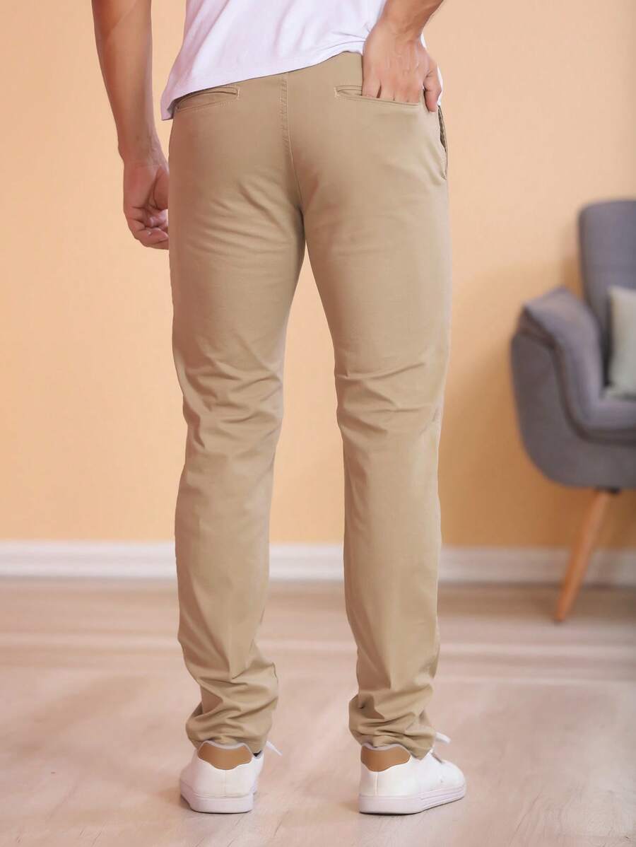 Calças colorido Masculina Alfaiataria Esporte Fino Bolso Faca Bolso Embutido