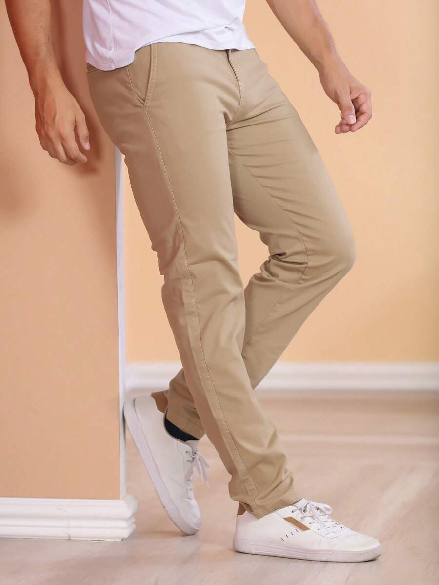 Calças colorido Masculina Alfaiataria Esporte Fino Bolso Faca Bolso Embutido