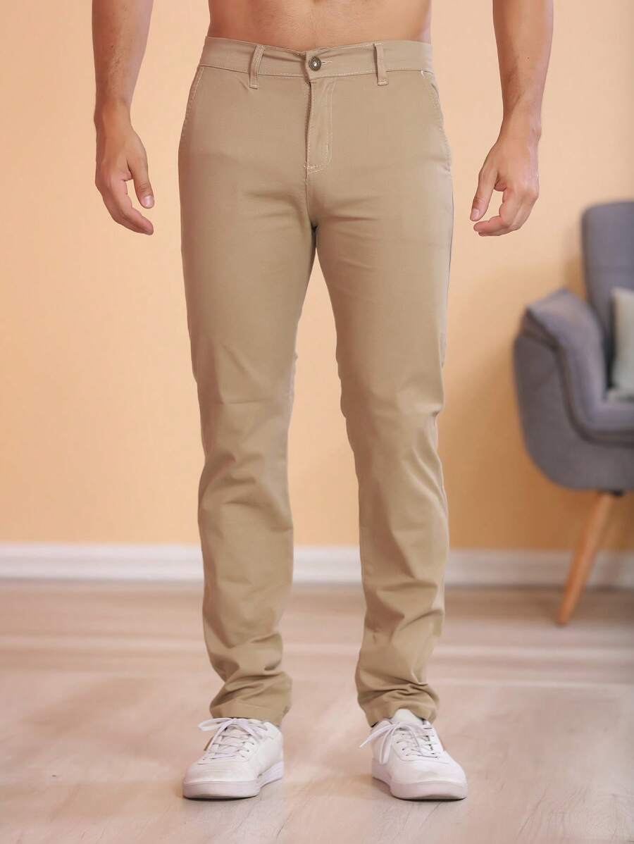 Calças colorido Masculina Alfaiataria Esporte Fino Bolso Faca Bolso Embutido