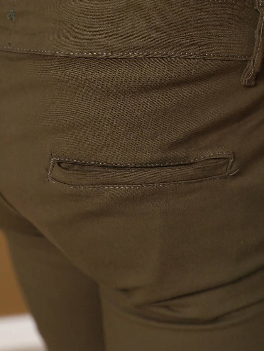 Calças colorido Masculina Alfaiataria Esporte Fino Bolso Faca Bolso Embutido