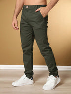 Calça Masculina em Sarja com Elastano Estilo Alfaiataria Esporte Fino Elegante com Bolsos Alta Durabilidade