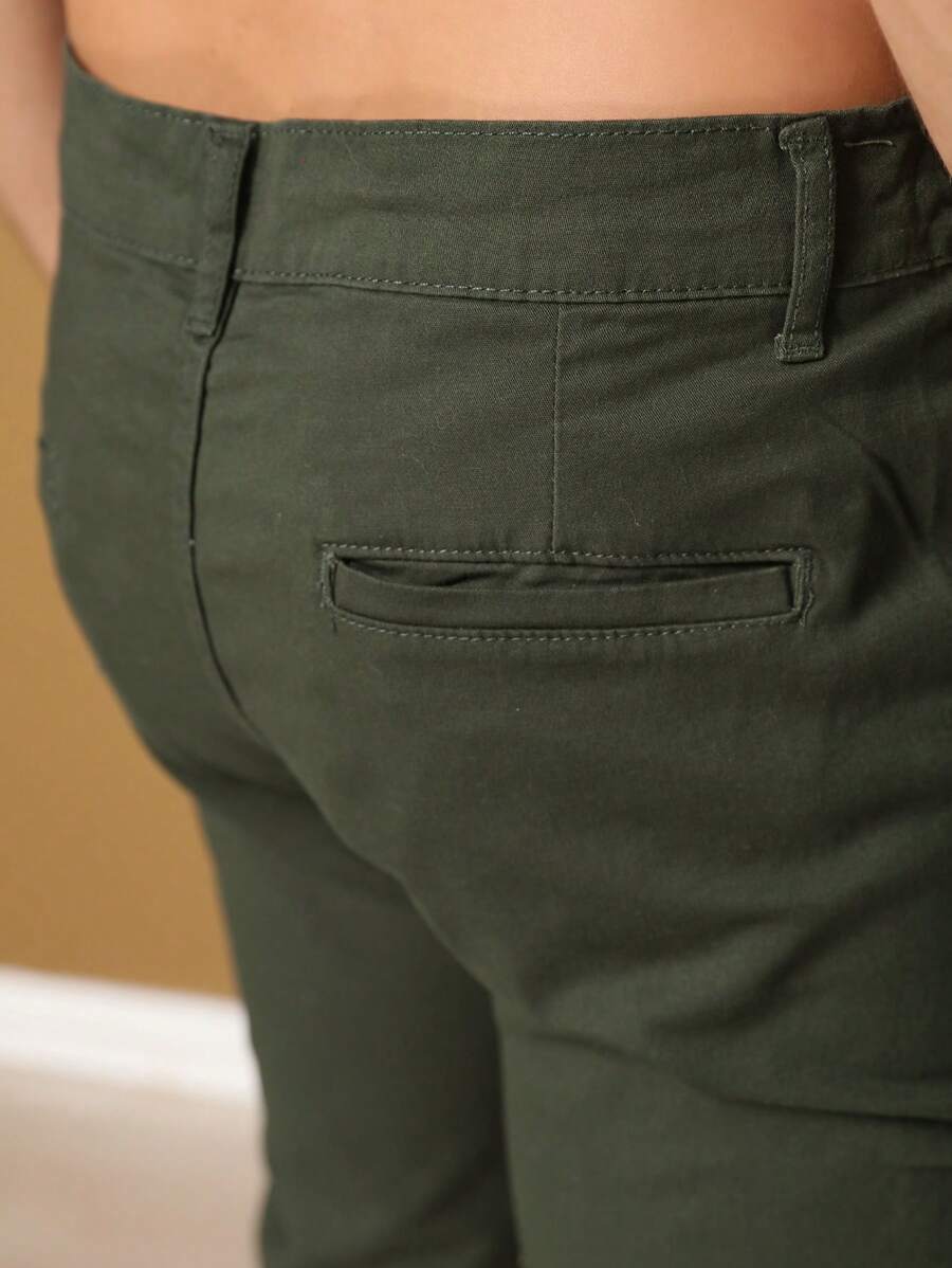 Calça Masculina em Sarja com Elastano Estilo Alfaiataria Esporte Fino Elegante com Bolsos Alta Durabilidade