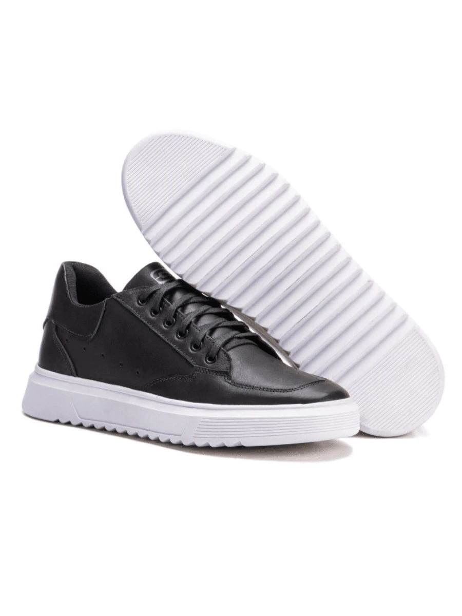 Tenis Masculino Moderno Sola alta Confort Masculino Estiloso Macio Elegante Preto