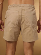 Bermuda Short Masculina Tecido sarja Brim Com elastico na cintura