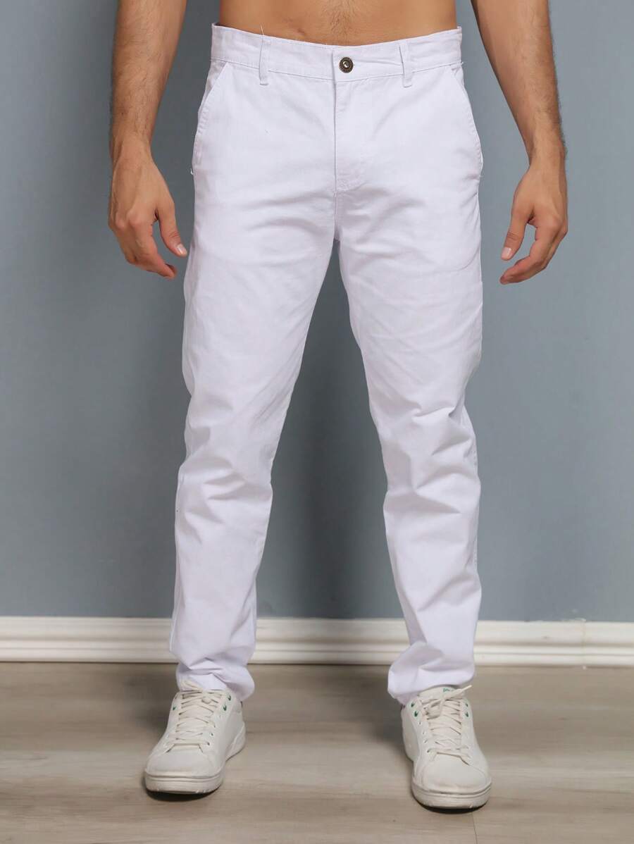 Calças colorido Masculina Alfaiataria Esporte Fino Bolso Faca Bolso Embutido