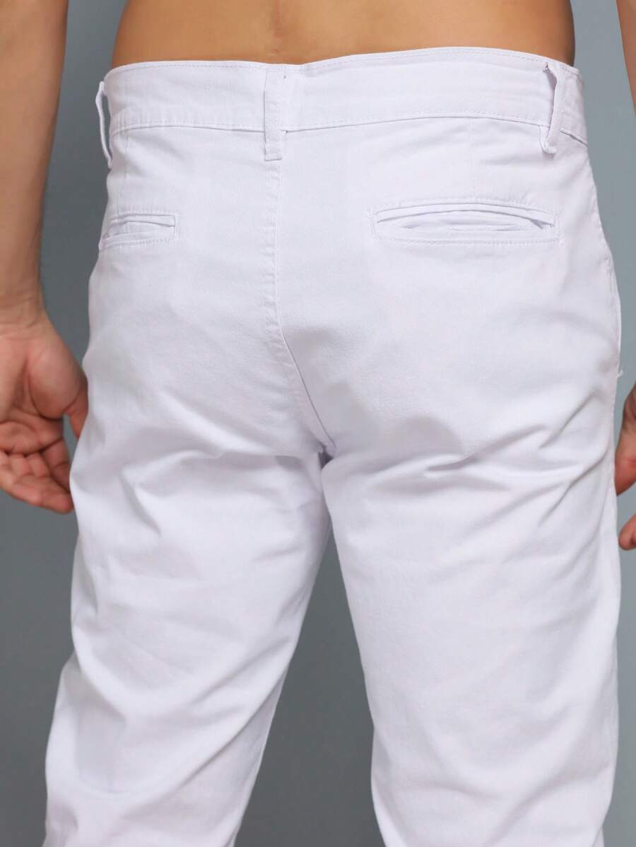 Calças colorido Masculina Alfaiataria Esporte Fino Bolso Faca Bolso Embutido