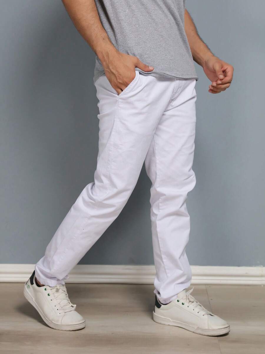 Calças colorido Masculina Alfaiataria Esporte Fino Bolso Faca Bolso Embutido