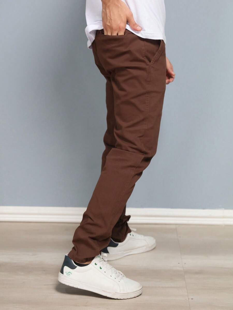 Calças colorido Masculina Alfaiataria Esporte Fino Bolso Faca Bolso Embutido