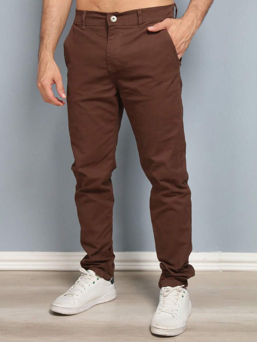 Calças colorido Masculina Alfaiataria Esporte Fino Bolso Faca Bolso Embutido