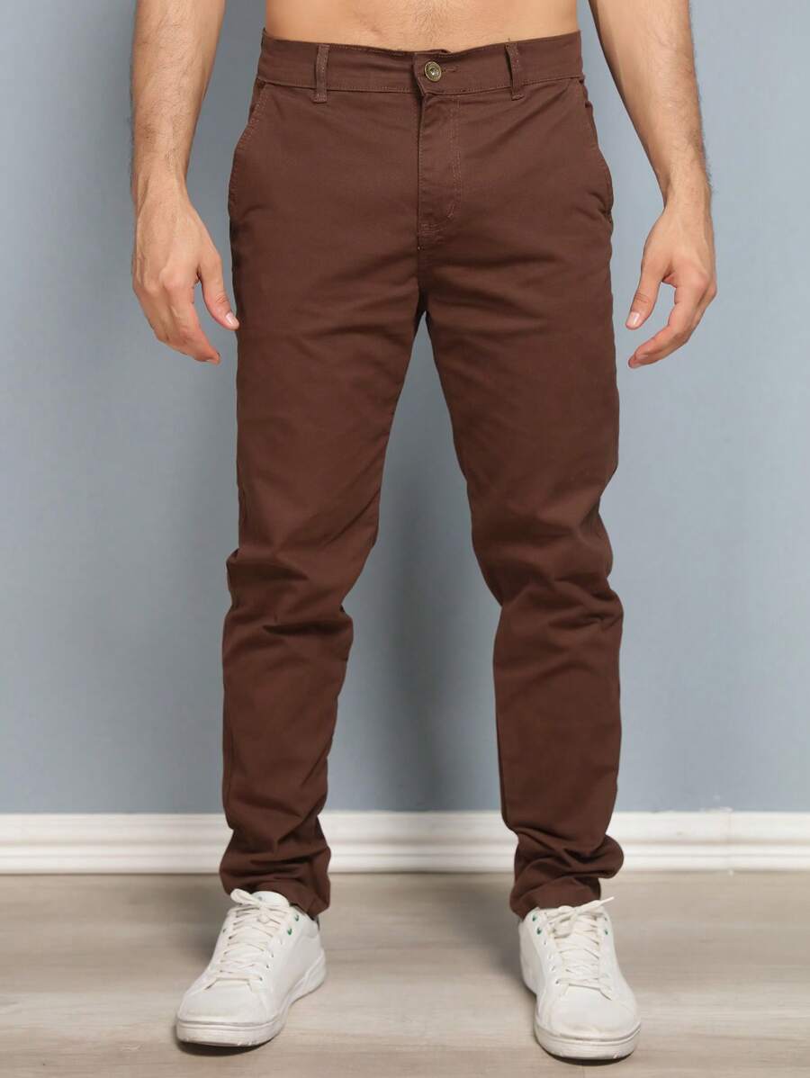 Calças colorido Masculina Alfaiataria Esporte Fino Bolso Faca Bolso Embutido