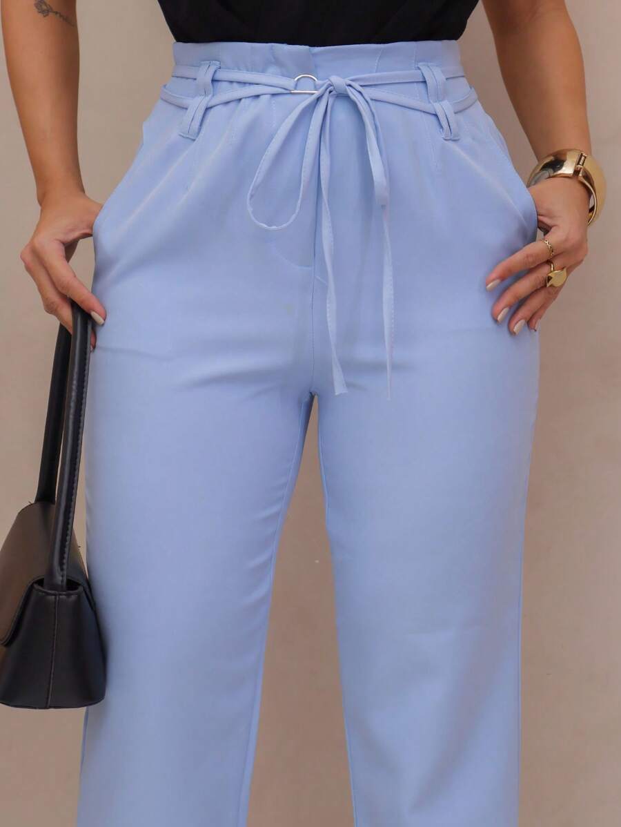 Calça Social Alfaiataria Reta Fleur D'hiver Mode