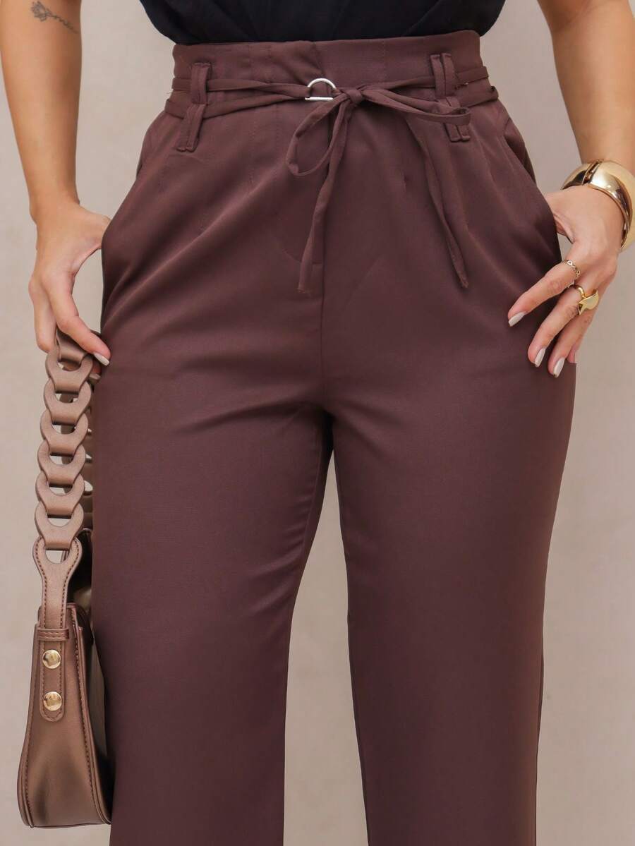 Calça Social Alfaiataria Reta Fleur D'hiver Mode