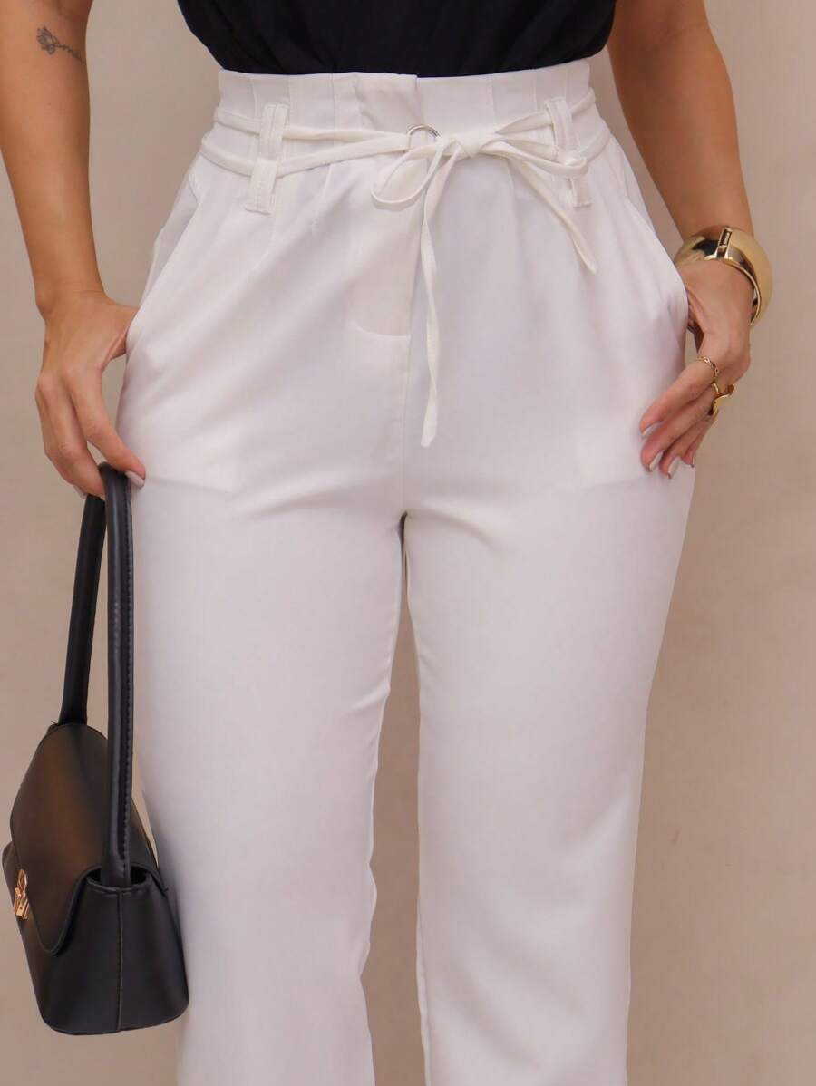 Calça Social Alfaiataria Reta Fleur D'hiver Mode