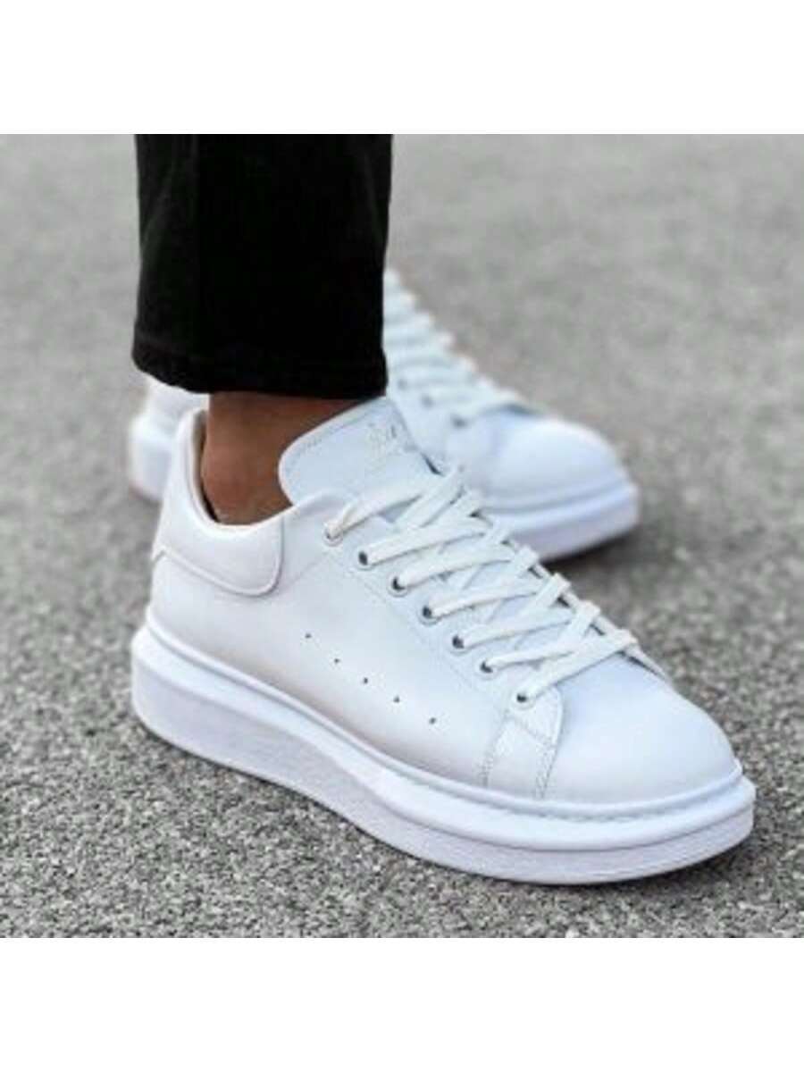 Tênis Casual Masculino Sneaker Sola Alta Macio Confortável Estilo Griffesnet Sola Oversize