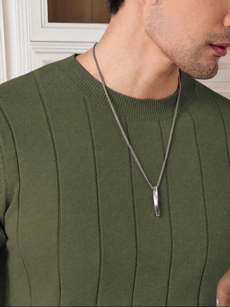 Camiseta Básica Masculina Malha – Gola Careca Redonda Manga Curta Casual de Verão Premium