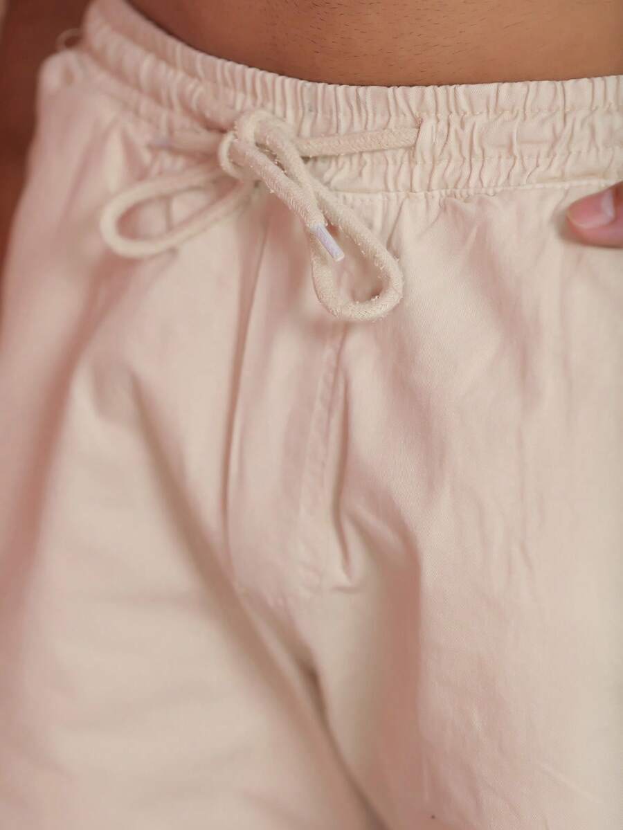 Bermuda Short Masculina Tecido sarja Brim Com elastico na cintura