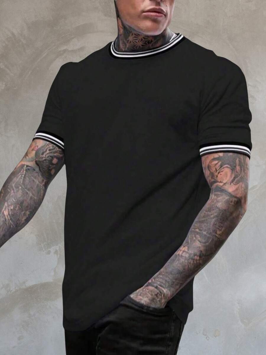 CAMISETA GUARNIÇÃO LISTRADA