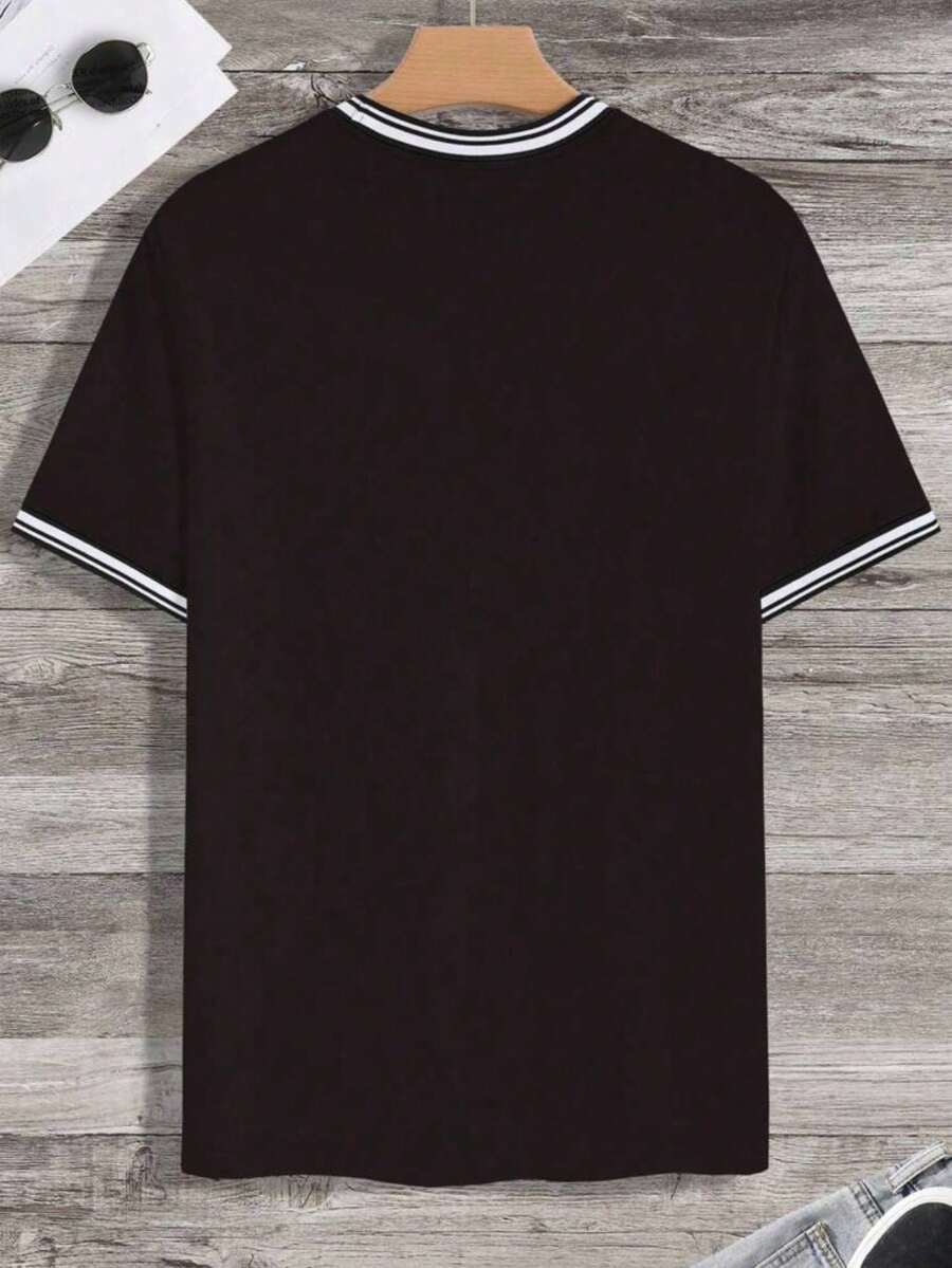 CAMISETA GUARNIÇÃO LISTRADA