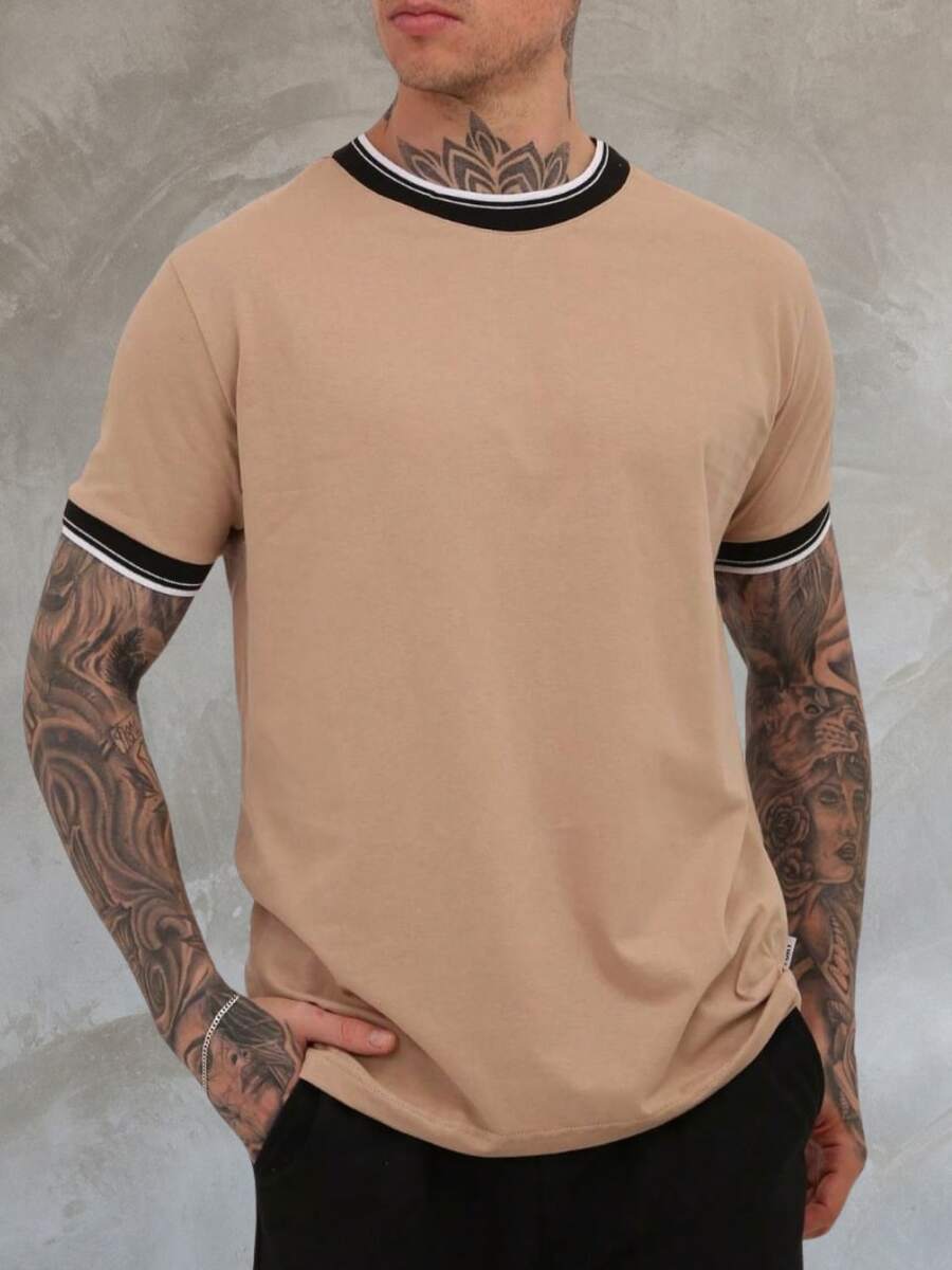 CAMISETA GUARNIÇÃO LISTRADA