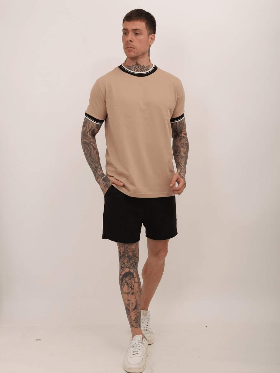 CAMISETA GUARNIÇÃO LISTRADA